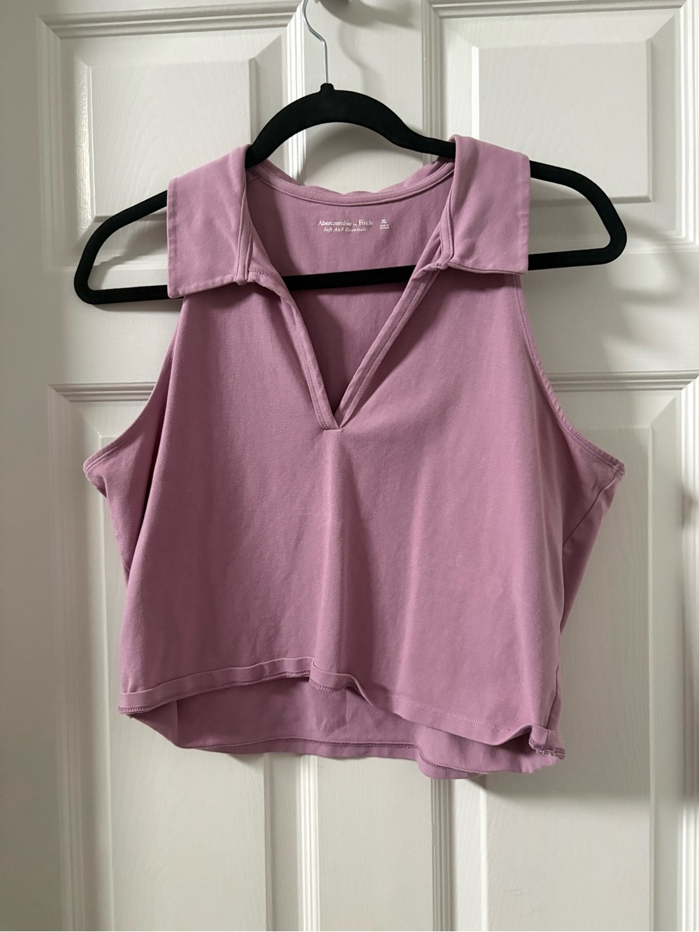 Abercrombie lavender cropped tank